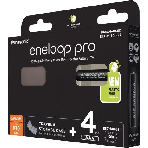 eneloop eneloop pro HR03 +Box Oplaadbare AAA batterij (potlood) NiMH 930 mAh 1.2 V 4 stuk(s)
