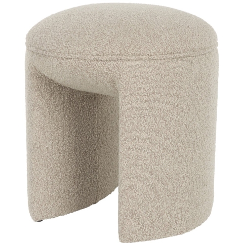 Giga Meubel - Poef Beige Stof - 42x42x46cm - Noxx