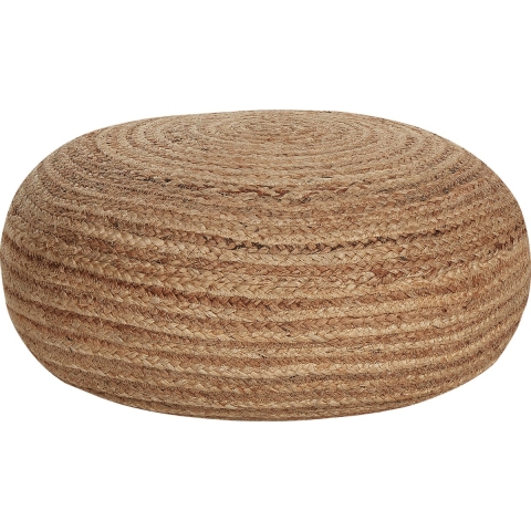 Beliani - TIFELT - Poef - Beige - Jute