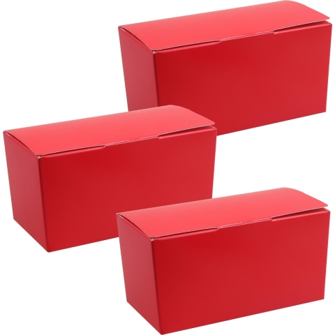 Cadeaudoosje/bonbondoosje - 12 x 6 cm - Bruiloft bedankje - 50x stuks - rood - 250 gram -
