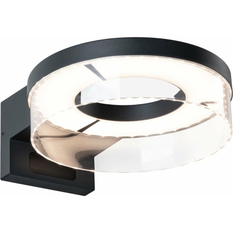 Paulmann Capera 93111 LED-buitenlamp (wand) LED 8 W Antraciet