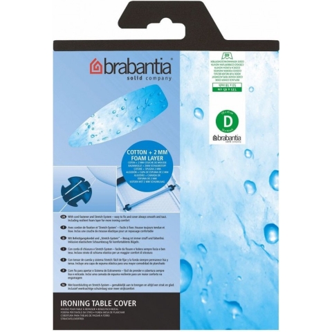 Brabantia Overtrek 135x45 Katoen/2mm Maat-D