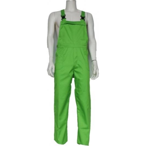 Carnaval verkleed tuinbroek voor kinderen - groen 128 (7-8 jaar) -