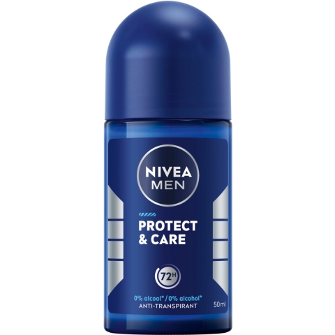 6x Nivea Men Deodorant Roller Protect&Care 50 ml