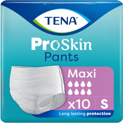 4x TENA Proskin Pants Maxi S 10 stuks