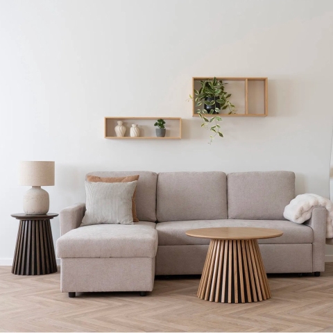 Artichok Koen Bamboe Wandrek - B 70 cm - Naturel