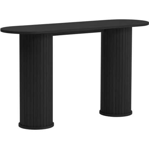 Giga Living - Sidetable Zwart Eikenhout - 130x40x75cm - Nola