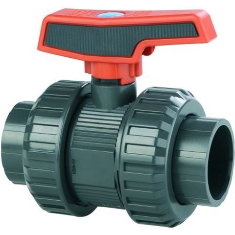AquaForte PVC-U Kogelkraan Ø63 mm – PN16 – PE/EPDM