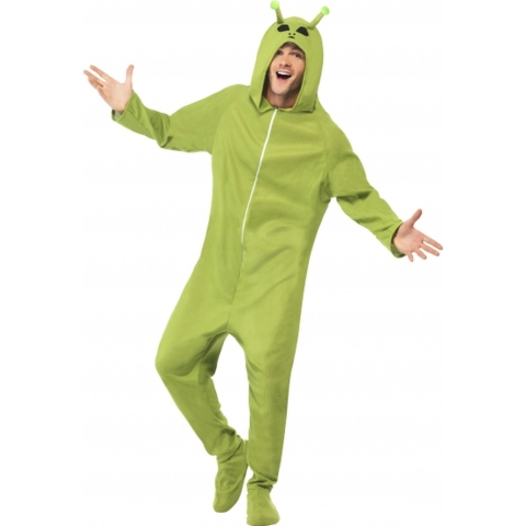 Alien onesie voor volwassenen 40-50 (M) -