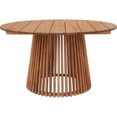 House Nordic - Eettafel Teak Naturel - 120x120x75cm - Lorca