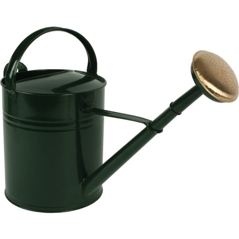 Talen Tools Gieter - groen - goudkleurige broeskop - metaal - 10 l -
