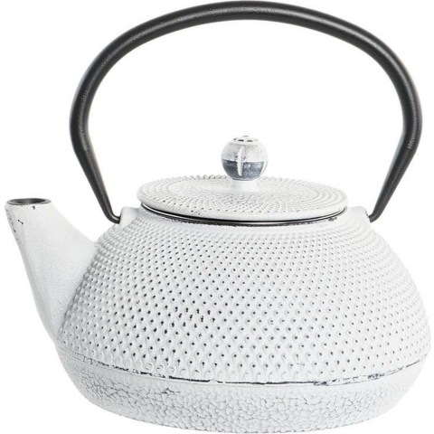 Items Kitchen Theepot Oriental - gietijzer - 1300 ml - antiek wit -