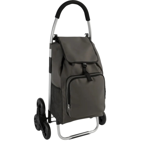 Boodschappentrolley Market - polyester - 52 x 40 x 100 cm - 36 liter - extra groot -