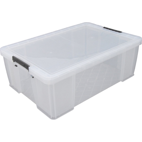 Allstore Opbergbox - 51 liter - Transparant - 66 x 44 x 23 cm -