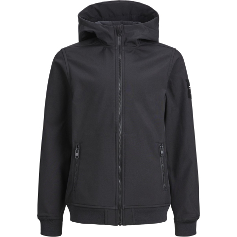 Jack & Jones Softshelljassen m. Fleece - Noos - Zwart - Jack & Jones - 8 jaar (128) - Softshell