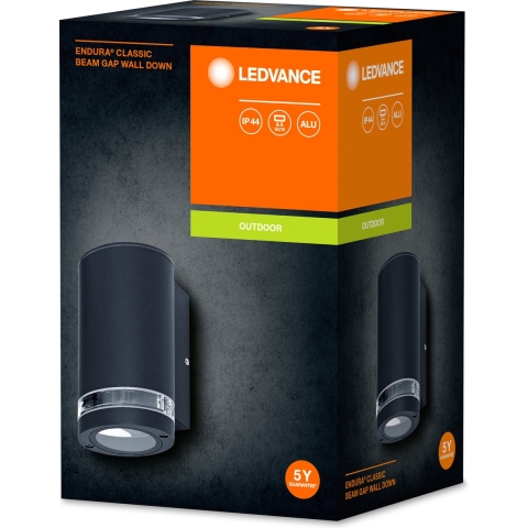 LEDVANCE Endurac Classic Beam Up 4058075554511 Buitenlamp (wand) LED E27 Donkergrijs