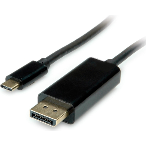 VALUE USB type C - DisplayPort adapterkabel, v1.2, M/M, 2 m