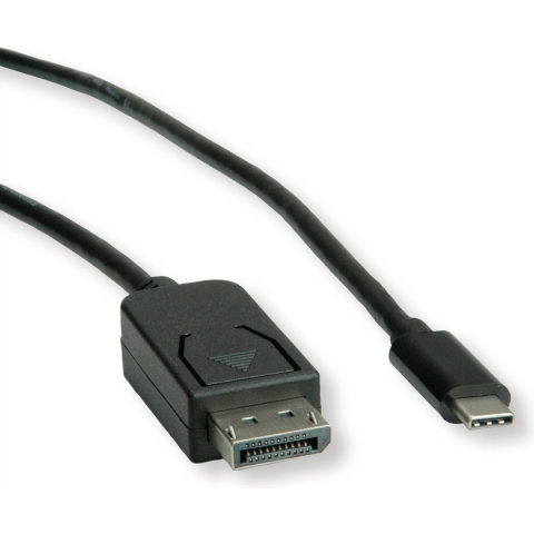 ROLINE USB type C - DisplayPort adapterkabel, v1.2, M/M, 2 m