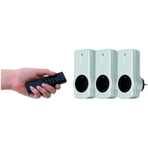 REV Sonstige Haustechnik 0085010703 Stopcontactset Draadloos Binnen 1000 W