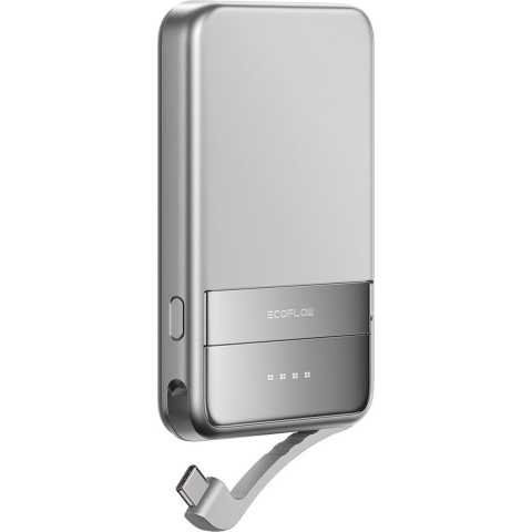 ECOFLOW Rapid 5000 Powerbank 5000 mAh Magsafe, Qi Wireless Charging Li-ion USB-C, Wireless Charging Zilver