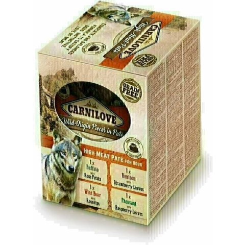 Carnilove natvoer hond multipack (zakjes) 8 x 300 gr