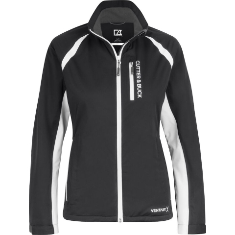 Cutter & Buck 351439 North Shore Jacket Ladies - Zwart - XXL