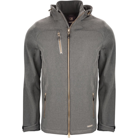 Cutter & Buck 351456 Whittier Jacket Men - Antraciet Melange - L