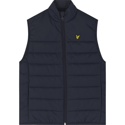 Lyle & Scott Gewatteerd Vest - Dark Navy - Lyle & Scott - 10-11 jaar (140-146) - Donsvest