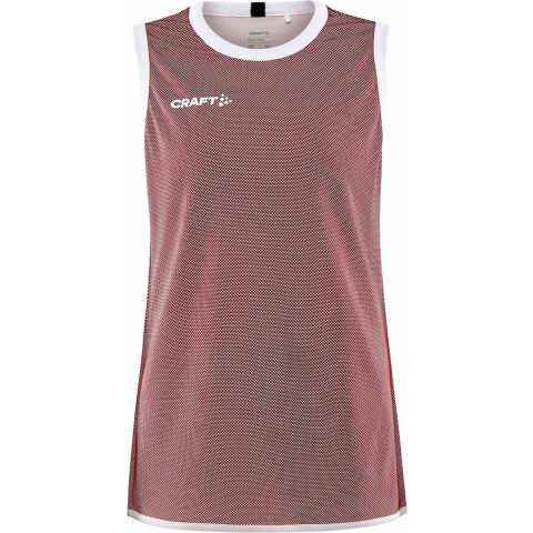 Craft 1911110 Progress Rev. Basket Singlet W - Bright Red/White - XL