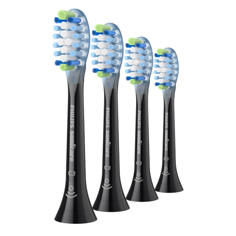 Philips Sonicare 4 C3 Premium Plaque Defence Hx9044/88 Opzet Borstels Zwart
