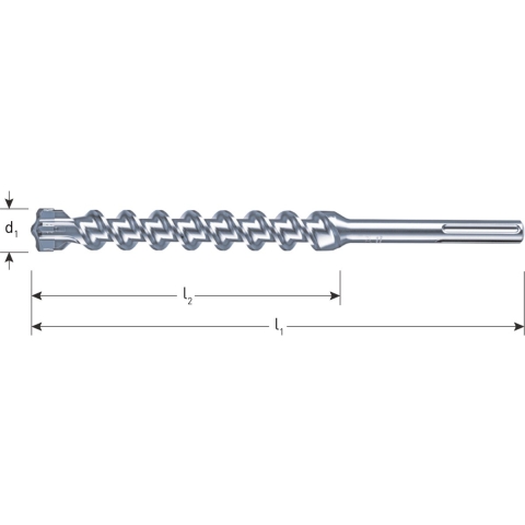 Rotec Hamerboren SDS-MAX 'Zentro' 20,0x600/720 mm - 2032003