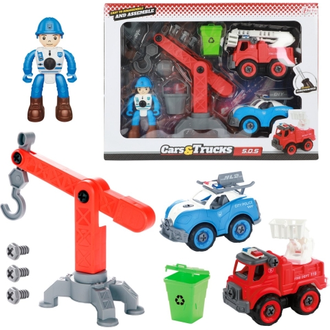 Toi Toys Cars&Trucks Speelset Hulpdienst Met Accessoires