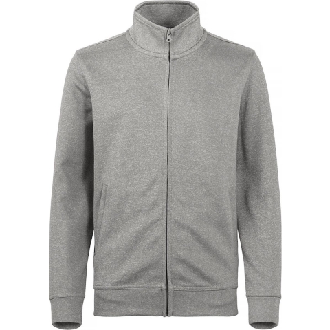Clique 021068 Basic Active Cardigan Junior - Grijsmelange - 150/160