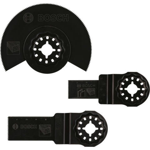 Bosch Accessoires 3-delige starterset "hout en metaal" voor multitools - 2607017323
