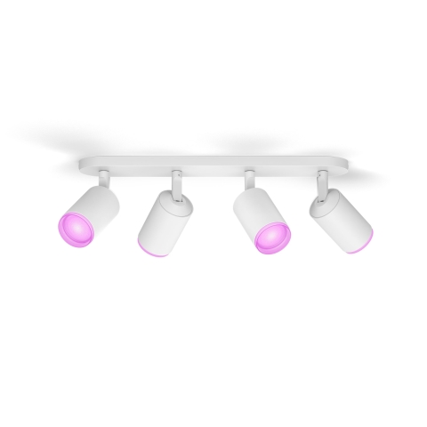 Philips Hue White & Color Ambiance Fugato 4-lichts Spotbalk