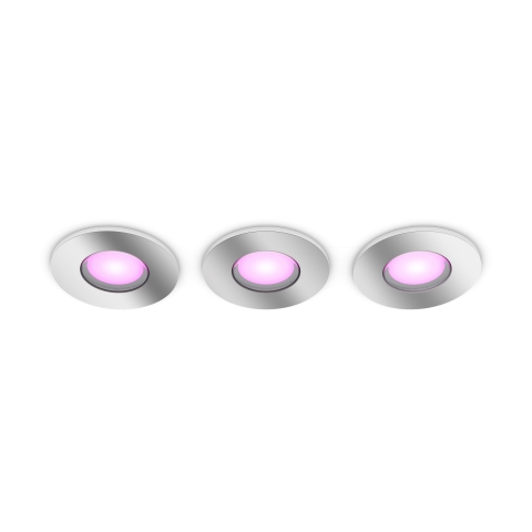 Philips Hue White & Color Ambiance 3-pack Xamento Inbouwspot