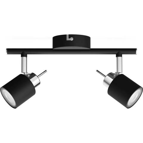 Philips Meranti 8719514465398 Plafondspot GU10 Zwart