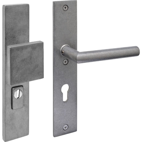 Intersteel SKG3 veiligheidsbeslag greep/kruk Jura PC72 met kerntrekbeveiliging RVS Getrommeld