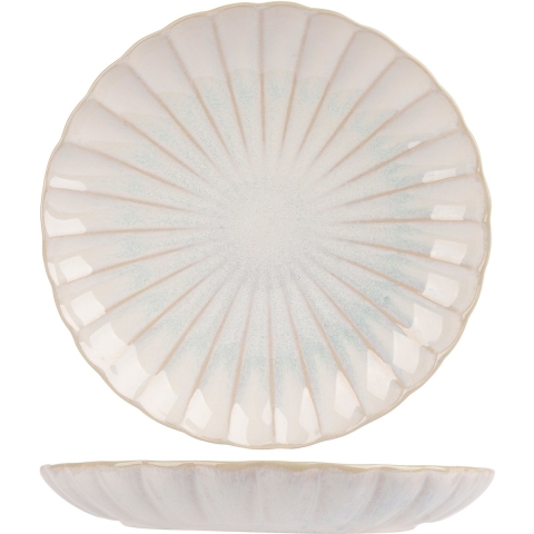 Cosy & Trendy Ontbijtborden Astera Pure Wit - ø 21 cm - 4 Stuks