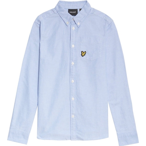 Lyle & Scott Overhemd - Oxford - Rivièra - Lyle & Scott - 10-11 jaar (140-146) - Overhemd