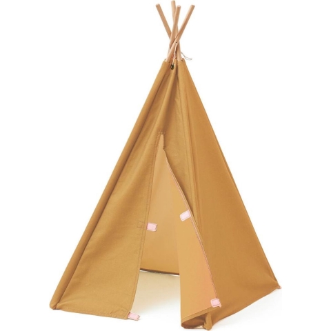 Kids Concept Speeltent - Tippi - Mini - Geel - Kids Concept - OneSize - Speeltent