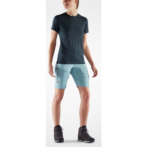 Fjällräven Damesbroek Abisko Midsummer Shorts, jade green-patine green, Maat: 42
