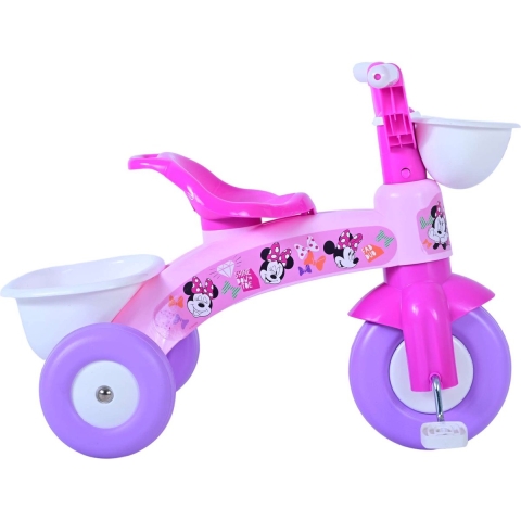 Disney Minnie Mouse Driewieler met Mandje Meisjes Roze