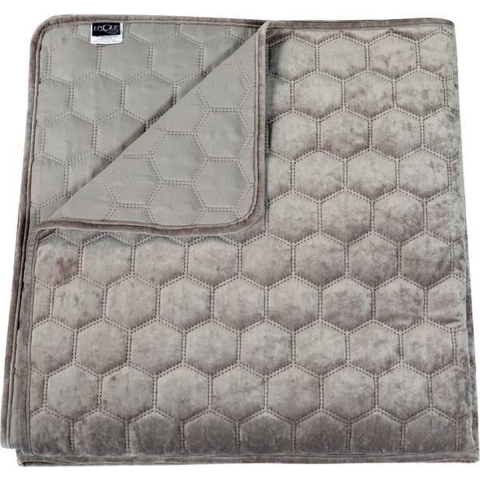 Unique Living - Bedsprei Peggy 240x280cm light grey