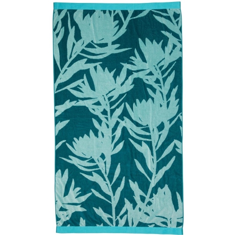 KAAT Amsterdam Bermuda Strandlaken - 100x180 cm - Blauw Groen