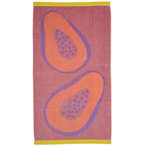 KAAT Amsterdam Papaya Strandlaken - 100x180 cm - Multi