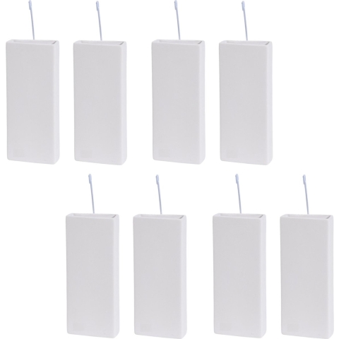 BD Waterverdamper radiator - 8x - dolomiet - wit - 8x3,5x20 cm - luchtbevochtiger -