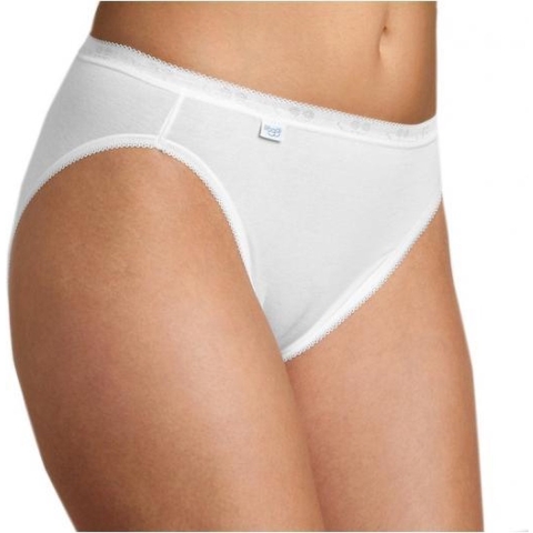 Set van 4x stuks sloggi basic tai dames slip, maat: 42 in het wit -