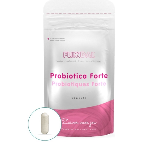 Probiotica Forte 90 capsules met herhaalgemak - 90 Capsules - Flinndal