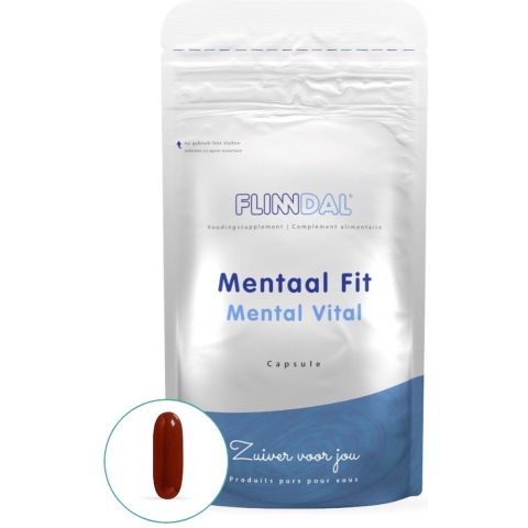 Mentaal Fit 90 capsules met herhaalgemak - 90 Capsules - Flinndal